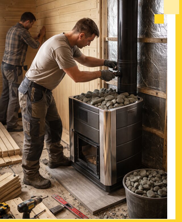 Проектирование и строительство парилок для бани в Южном-Сахалинске под ключ