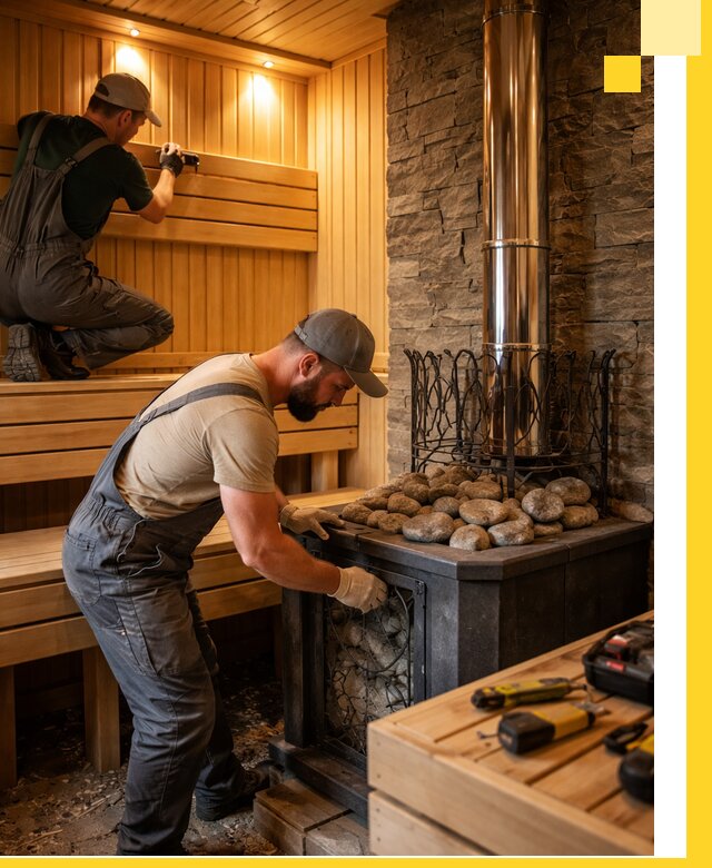 Комплексный дизайн бань, саун и зон отдыха в Южном-Сахалинске