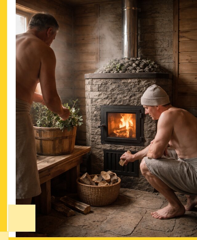 Банные печи под ключ в Южном-Сахалинске от 46490 р. | ЭриданЮжн кирпичная