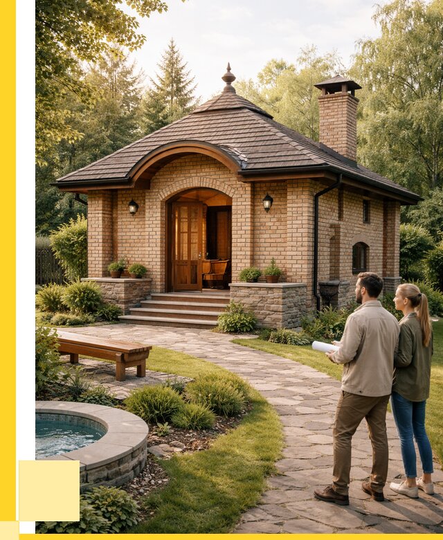 Проект кирпичной бани в Южном-Сахалинске от 30993 р. | ЭриданЮжн