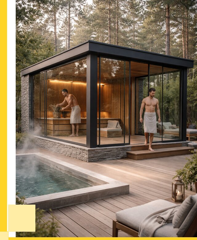 Стеклянные бани и двери в Южном-Сахалинске от 464895 р. | ЭриданЮжн