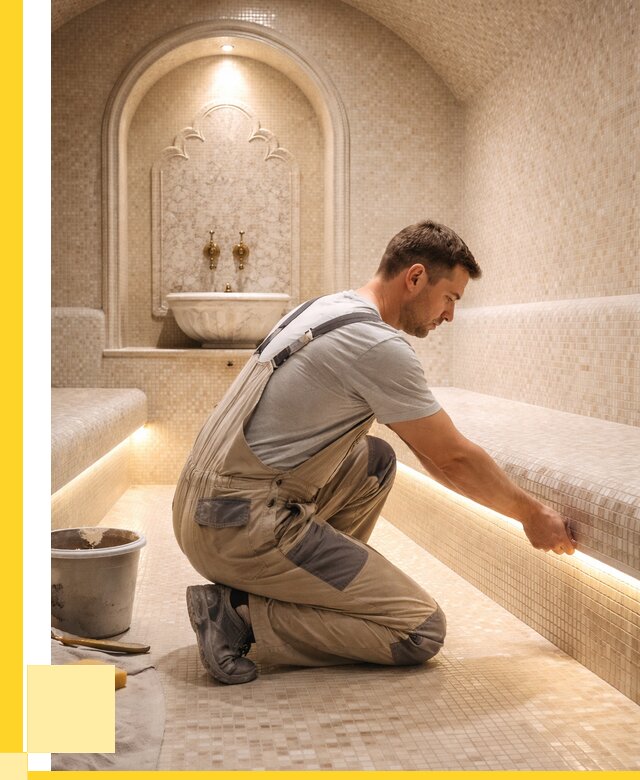 Отделка хамамов под ключ в Южном-Сахалинске от 5682 р. | ЭриданЮжн