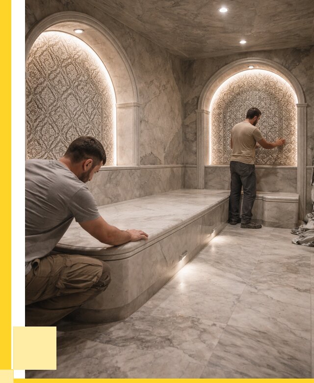 Турецкие бани под ключ в Южном-Сахалинске от 258275 р. | ЭриданЮжн