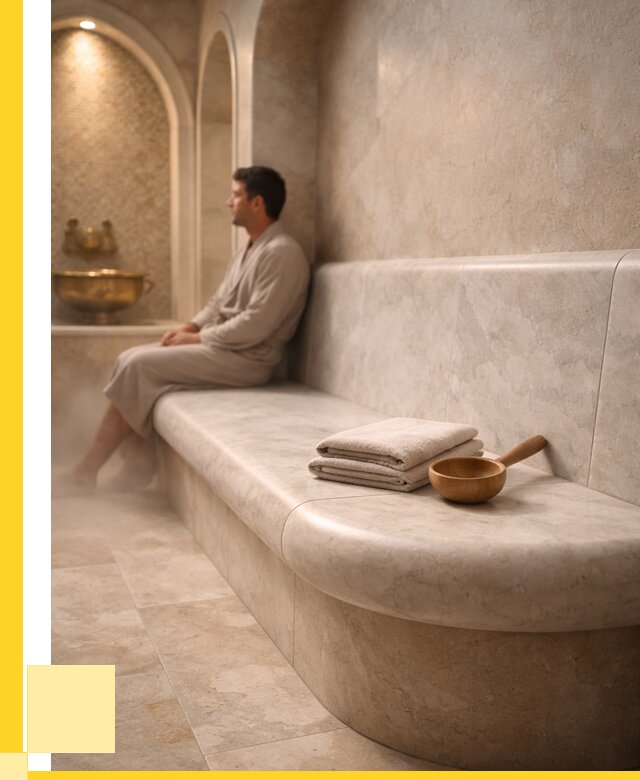 Сиденья для хамама в Южном-Сахалинске под ключ от 12397 р. | ЭриданЮжн