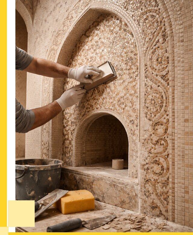 Мозаика для хамама в Южном-Сахалинске под ключ от 5166 р. | ЭриданЮжн