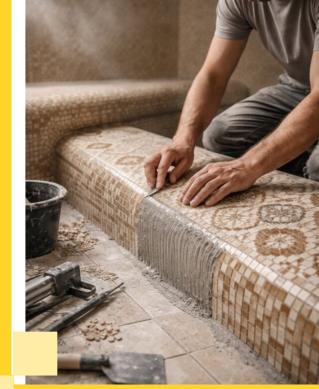 Плитка для хамама под ключ в Южном-Сахалинске от 3616 р. | ЭриданЮжн